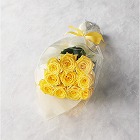 バラの花束　２１本から１００本までのお申し込み　イエロー