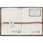 オーガニックコットン使用　今治産　ウォッシュタオル２枚セット