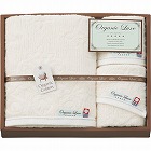 オーガニックコットン使用　今治産　バス・フェイス・ウォッシュタオルセット