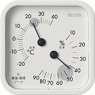 タニタ　温湿度計　アイボリー