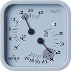 タニタ　温湿度計　ブルーグレー