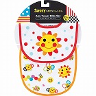 サッシーのあかちゃんえほんタオル　タオルビブ２枚セット　おひさま