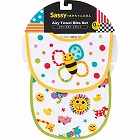 サッシーのあかちゃんえほんタオル　タオルビブ２枚セット　みつばち