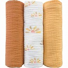 スワドルデザインズ　モスリンブランケット３枚セット　サニーデイズ