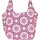 くろちく　広底エコバッグ　はな蜀江文様