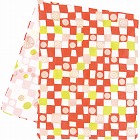 くろちく　両面ガーゼてぬぐい　れんこん市松