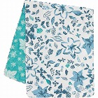 くろちく　両面ガーゼてぬぐい　墨冬花