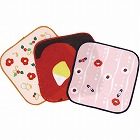 おしゃれミニタオル３枚セット　つばき