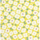 ちりめん風呂敷　白椿