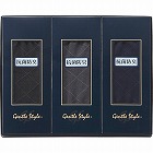 ジェントルスタイル　紳士ビジカジソックス　３足セット　ブラック、グレー、ネイビー