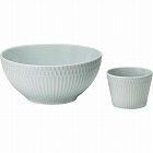 小田陶器　さざなみ　爽麺セット　ブルーホワイト