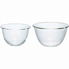 ハリオ　耐熱ガラスボウル２個セット