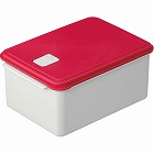 電子レンジスチーム調理＆保存容器Ｌ　レッド