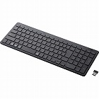 エレコム　ワイヤレスコンパクトキーボード　パンタグラフ式　薄型　ブラック