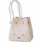 ディック・ブルーナ　ミッフィーショルダーバッグ　グレージュ