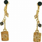 ディズニー　イヤリング　ラプンツェル