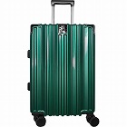 日本製スーツケース　ダークグリーン