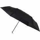 ウラワザ晴雨兼用折りたたみ日傘　無地ブラック