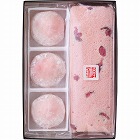 新杵堂　桜ふわふわ・苺ムース大福セット　☆