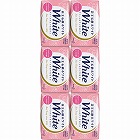 花王　石鹸ホワイト普通サイズ（６個）　アロマティックローズの香り