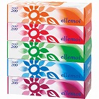 エルモアティシュー　２００組（５箱パック）　５箱