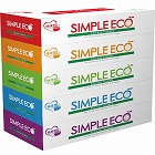 シンプルエコＢＯＸティッシュ１００Ｗ（５箱）