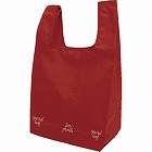 エコポケバッグ　ワインレッド