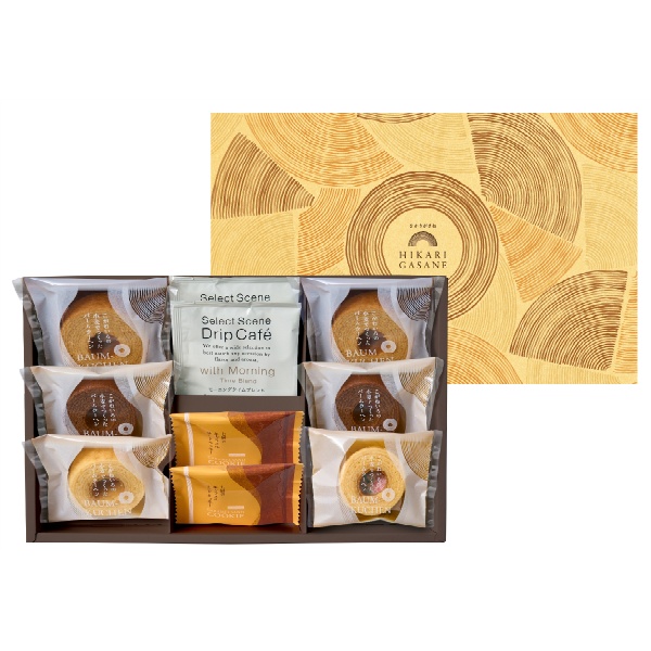 ひかりがさね　ふんわりバームと珈琲の詰合せ　10個　☆