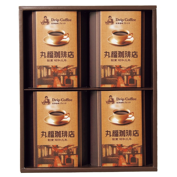 丸福珈琲店　伝承香味ブレンド詰合せ　4箱　☆