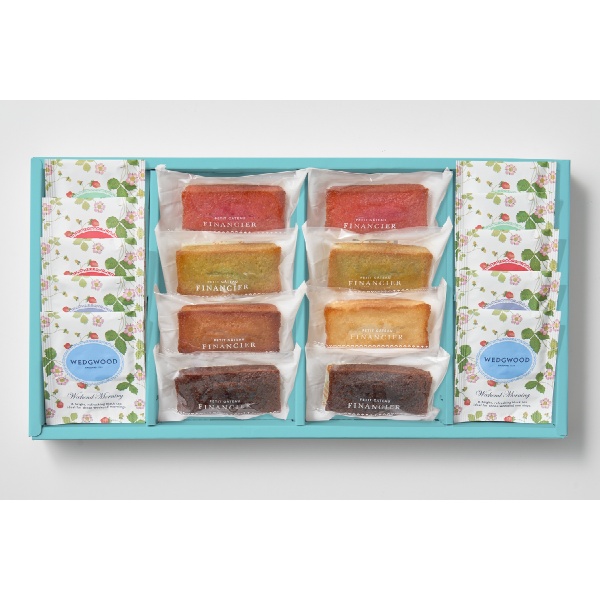 フィナンシェ＆ウェッジウッド　ワイルドストロベリーティーバッグアソート　18個　☆