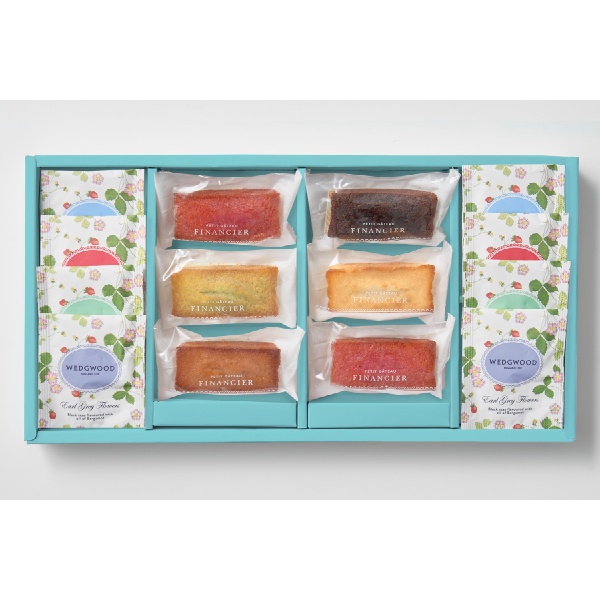 フィナンシェ＆ウェッジウッド　ワイルド　ストロベリーティーバッグアソート　14個　☆