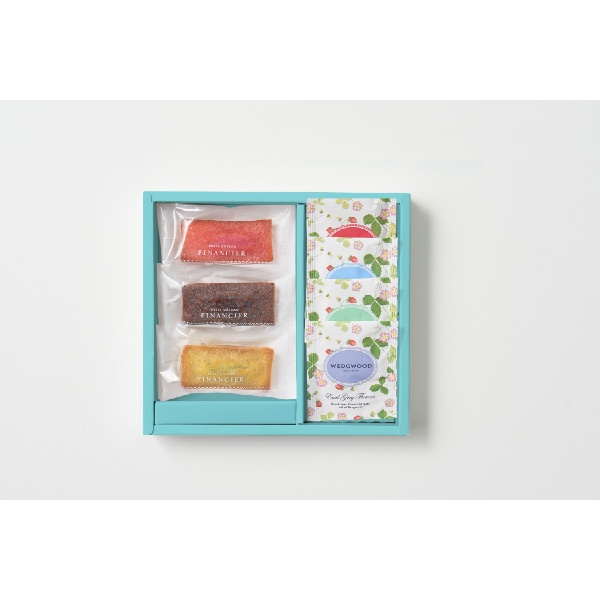 フィナンシェ＆ウェッジウッド　ワイルドストロベリーティーバッグアソート　7個　☆