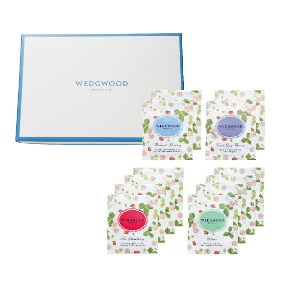 ウェッジウッド　ワイルド　ストロベリーティーバッグセット　12袋　☆